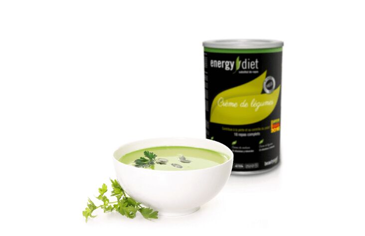 Gemüsesuppe mit Energiediäten