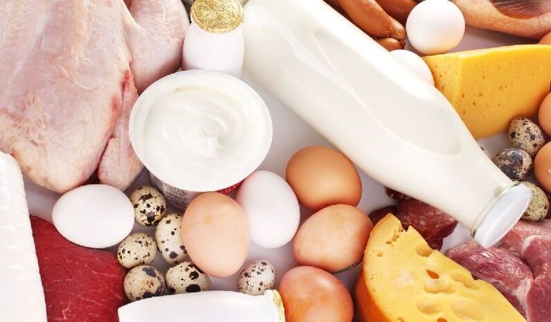 Eiweißnahrungsmittel für die Ernährung